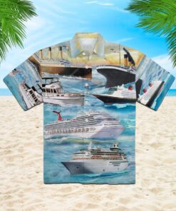 Cruise Ship At Sea Hawaiian Shirt