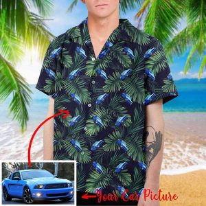 Ctom Hawaiian Aloha Shirt Car Collection with Your Car Photo- For men and women - Fanshubus