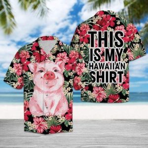 Cute Pig This Is My Hawaiian Shirt- For men and women - Fanshubus