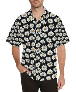 Daisy Print Pattern Hawaiian Shirt