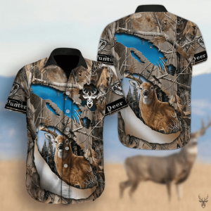 Deer Hawaiian Shirt - For Men & Women - Adult