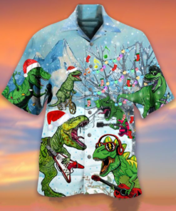 Dinosaur Hawaiian Shirt