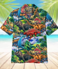 Dinosaur Hawaiian Shirt- For men and women - Fanshubus