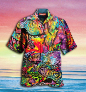 Dinosaurs Hawaiian Shirt 10- For men and women - Fanshubus