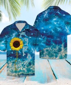 Dolphin You Are My Sunshine Hawaiian Shirt- For men and women - Fanshubus