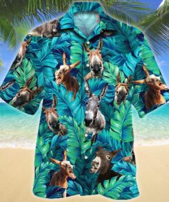 Donkey Billiard Hawaiian Shirt .