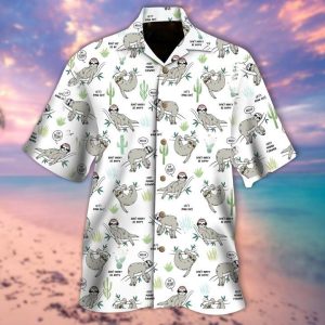 Dont Hurry Be Happy Hawaiian Shirt- For men and women - Fanshubus