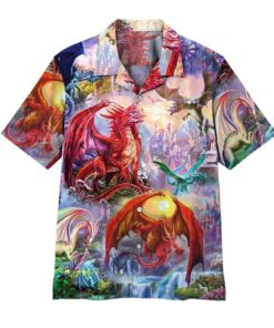 Dragon Hawaiian Shirt 1- For men and women - Fanshubus