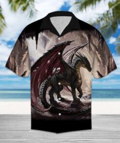 Dragon Hawaiian Shirt - For Men and Women - Fanshubus