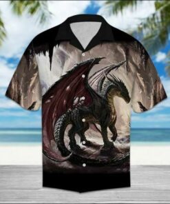 Dragon hawaiian shirt- For men and women - Fanshubus