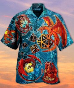 Dragon Hawaiian Shirt | Unique Beach Shirt- For men and women - Fanshubus