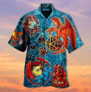 Dragon Hawaiian Shirt | Unique Beach Shirt- For men and women - Fanshubus