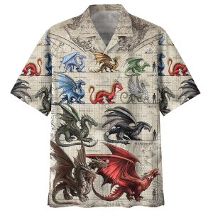 Dragon Tan Amazing Design Unisex Hawaiian Shirt- For men and women - Fanshubus