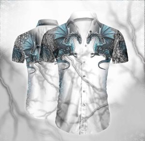 Dragon Tattoo Hawaiian Shirt - For Men and Women - Fanshubus