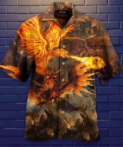 Dragon Warrior Hawaiian Shirt- For men and women - Fanshubus