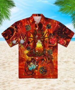 Dragons Dice Hawaiian Shirt