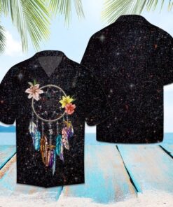 Dreamcatcher Black Nice Design Hawaiian Shirt- For men and women - Fanshubus