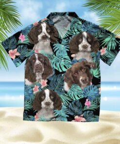 Drentse Patrijshond - Summer Leaves - Hawaiian Shirt - For Men and Women Fanshubus