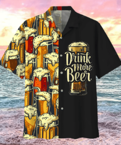 Drink More Beer Hawaiian Shirt 2- For men and women - Fanshubus