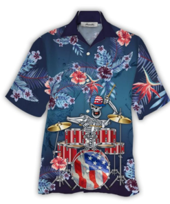 Drum Hawaiian Shirt 4- For men and women - Fanshubus