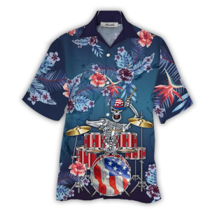 Drum Hawaiian Shirt 4- For men and women - Fanshubus