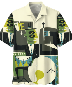 Drum Hawaiian Shirt 5- For men and women - Fanshubus