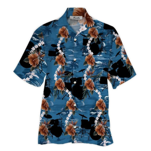 Drum Hawaiian Shirt - For Men & Women - Adult