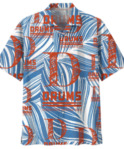 Drum Hawaiian Shirt Black- For men and women - Fanshubus