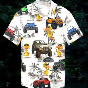 Duck Hawaiian Shirt 1- For men and women - Fanshubus