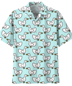 Duck Hawaiian Shirt 4- For men and women - Fanshubus