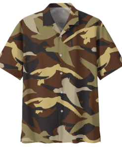 Duck Hawaiian Shirt Navy 2- For men and women - Fanshubus