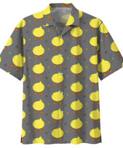 Duck Hawaiian Shirt Royal 3- For men and women - Fanshubus