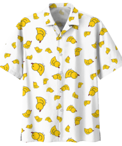 DuckWhite Unique Design Unisex Hawaiian Shirt 3 - For men and women - Fanshubus