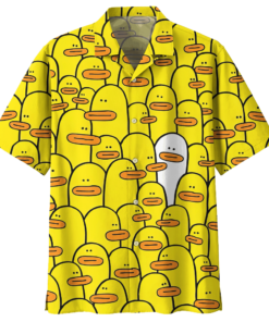 DuckYellow High Quality Unisex Hawaiian Shirt 4- For men and women - Fanshubus