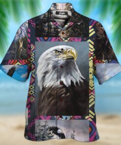 Eagle 3d Hawaiian Shirt- For men and women - Fanshubus