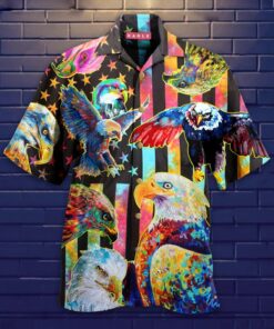 Eagle Hawaiian Shirt- For men and women - Fanshubus