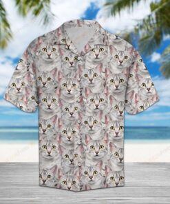 Egyptian Mau Gray Nice Design Hawaiian Shirt- For men and women - Fanshubus