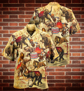 Elephant Hawaiian Shirt 3- For men and women - Fanshubus