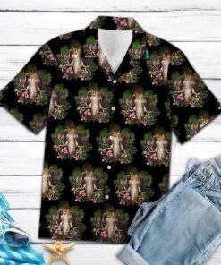 Elephant King Hawaiian Shirt- For men and women - Fanshubus