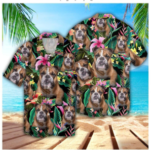 English Bulldog Hawaiian Shirt 1 - For men and women - Fanshubus