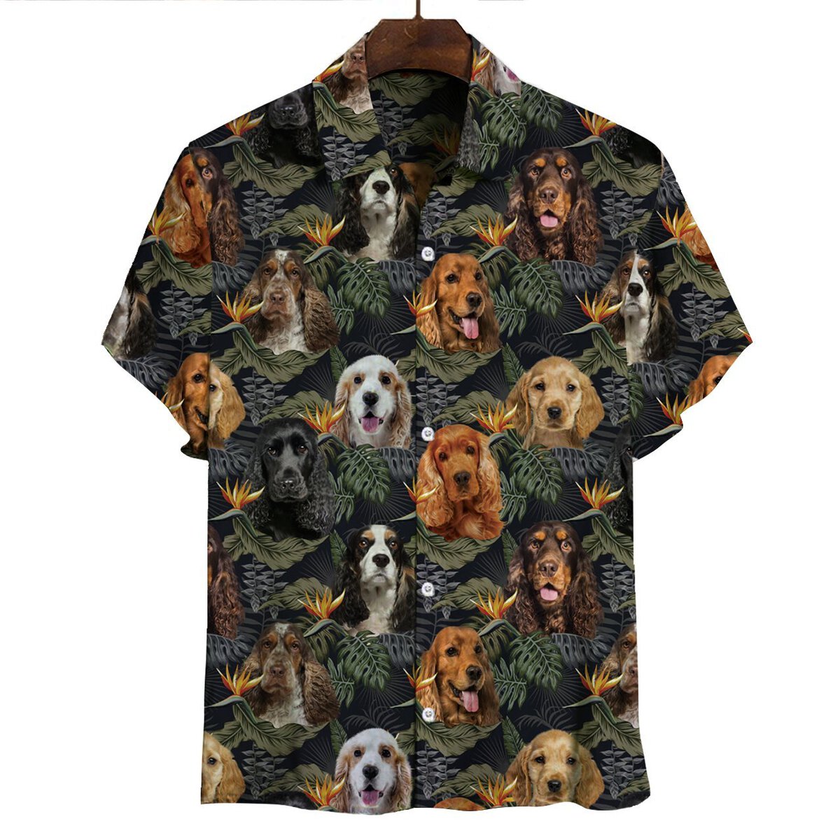 English Cocker Spaniel - Hawaiian Shirt - For Men and Women - Fanshubus