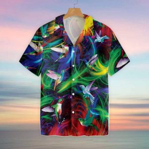 Fantasy Hummingbird Hawaiian Shirt- For men and women - Fanshubus