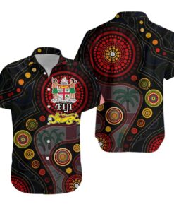 Fiji With Aboriginal Hawaiian Shirt - LT20- For men and women - Fanshubus