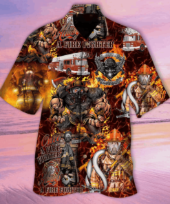 Firefighter Hawaiian Shirt 2 - For men and women - Fanshubus