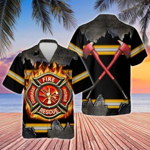 Firefighter Hawaiian Shirt THB3002HW - For Men and Women Fanshubus