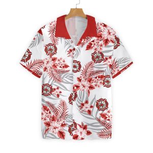 Firefighter White High Quality Hawaiian Shirt- For men and women - Fanshubus