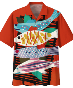 Fish Hawaiian Shirt- For men and women - Fanshubus