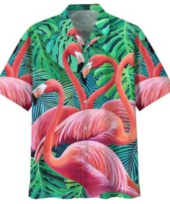 Flamingo Colorful Best Hawaiian Shirt Clothing- For men and women - Fanshubus