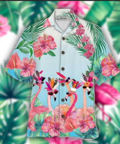 Flamingo Hawaiian Shirt 12- For men and women - Fanshubus