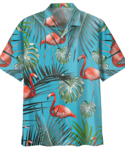 Flamingo Hawaiian Shirt 13- For men and women - Fanshubus